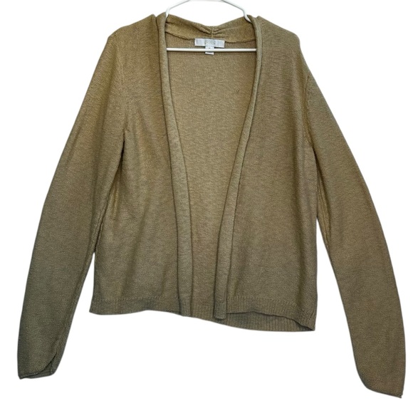 Lilly Pulitzer Sweaters - Lilly Pulitzer Butter Yellow Cotton Blend Cardigan Size XL EUC Lightweight